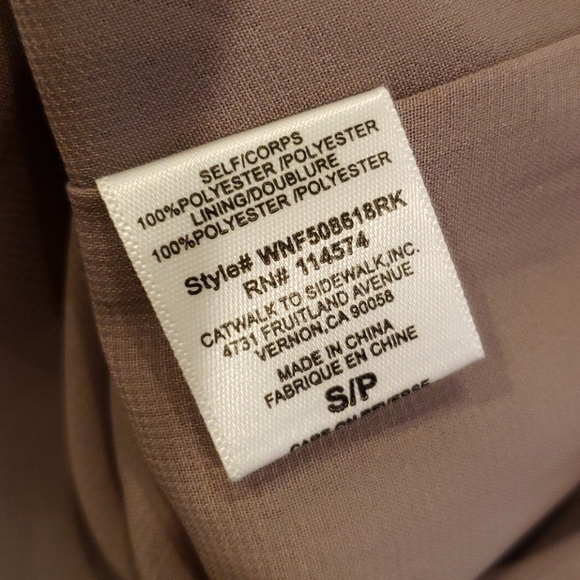 PLEIONE Pleated Flutter Sleeve Chiffon Blouse sz S - Picture 6 of 9